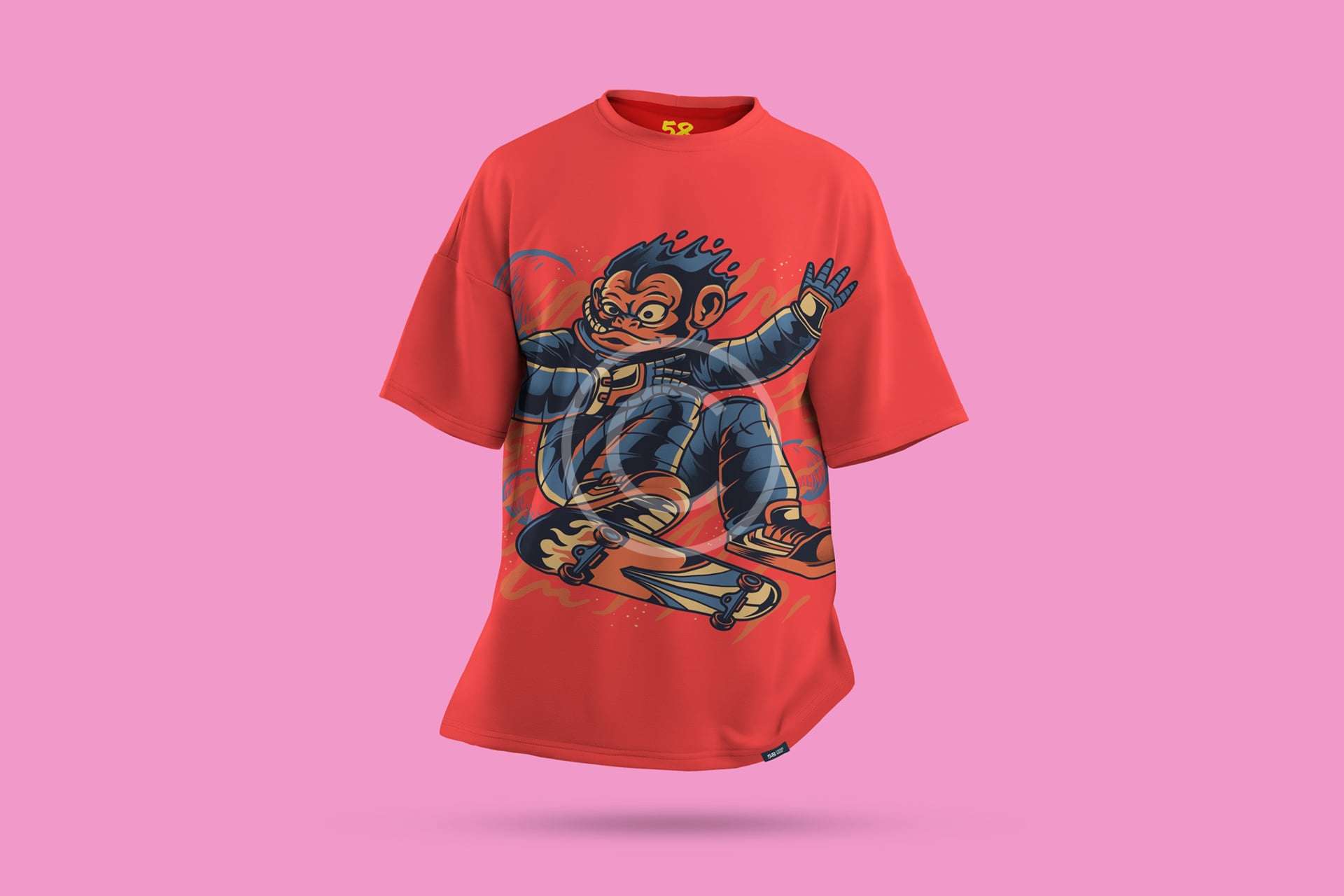 Camiseta de skatista