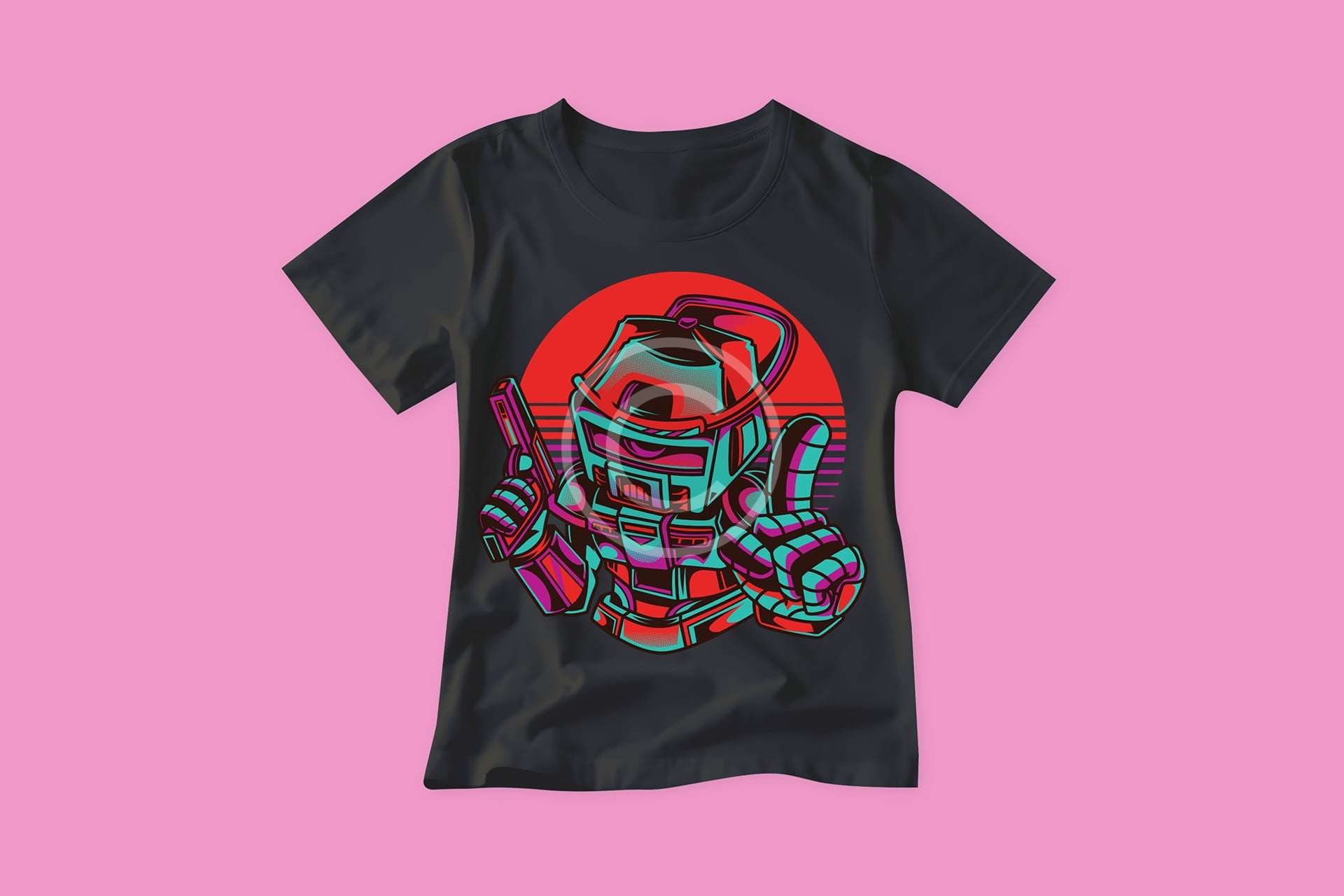 Camiseta de robô