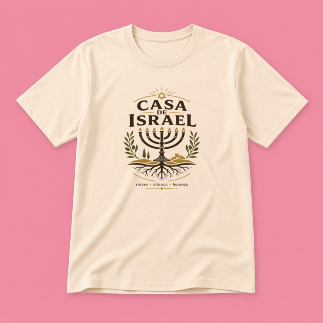 Camiseta Casa de Israel — Coleção Identidade