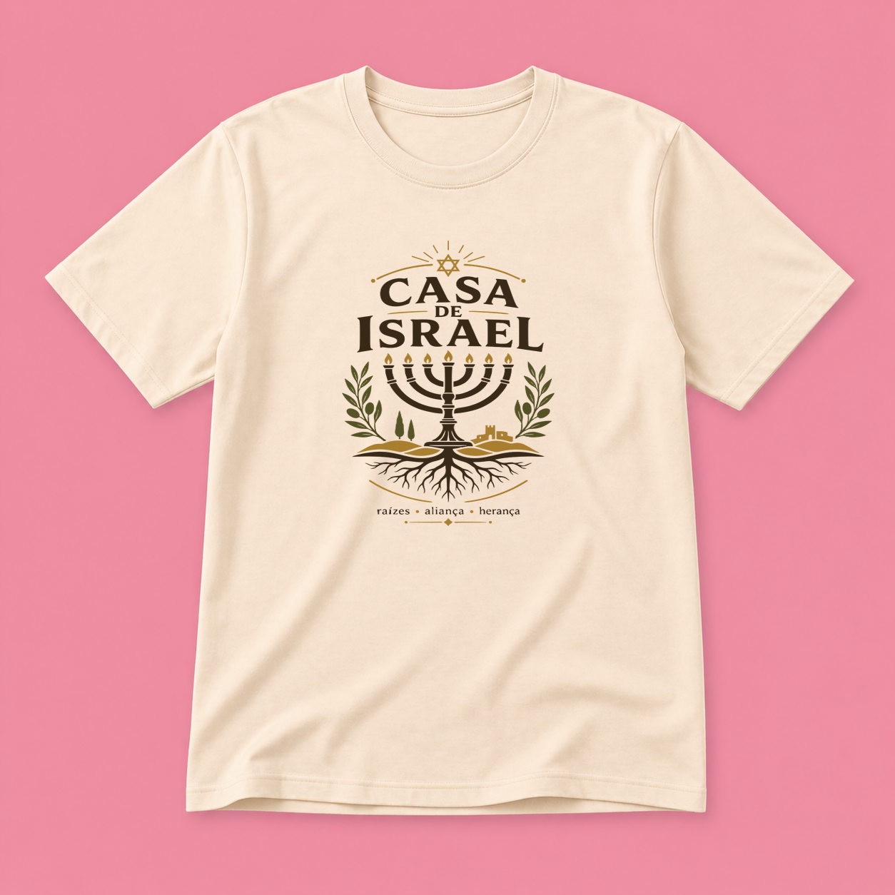 Camiseta Casa de Israel — Coleção Identidade